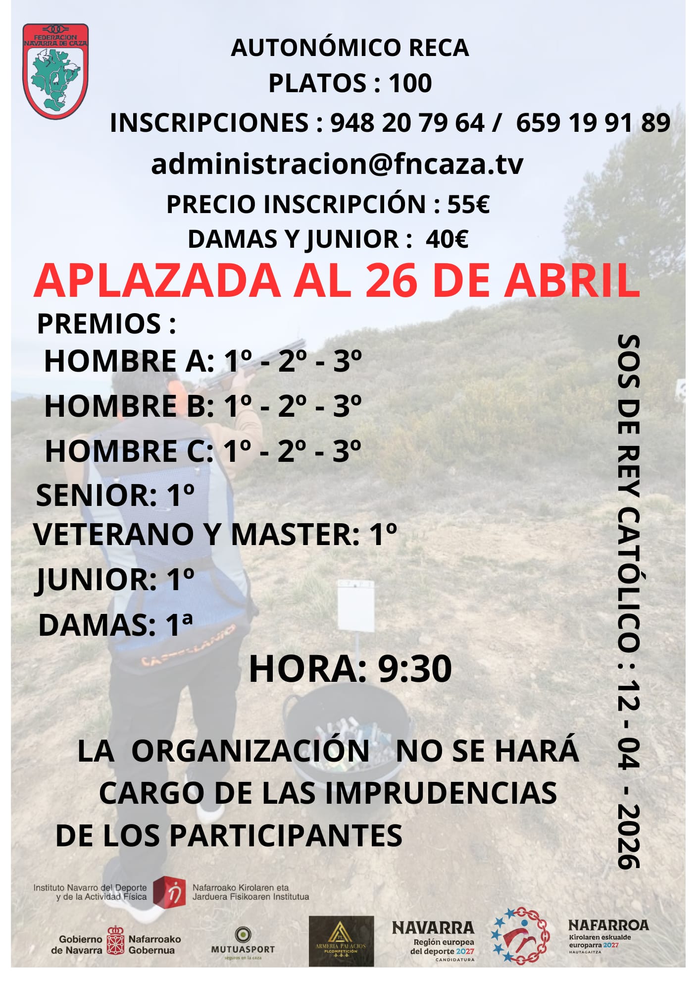 CAMPEONATO AUTONÓMICO RECA SOS DEL REY CATÓLICO 26-04-26